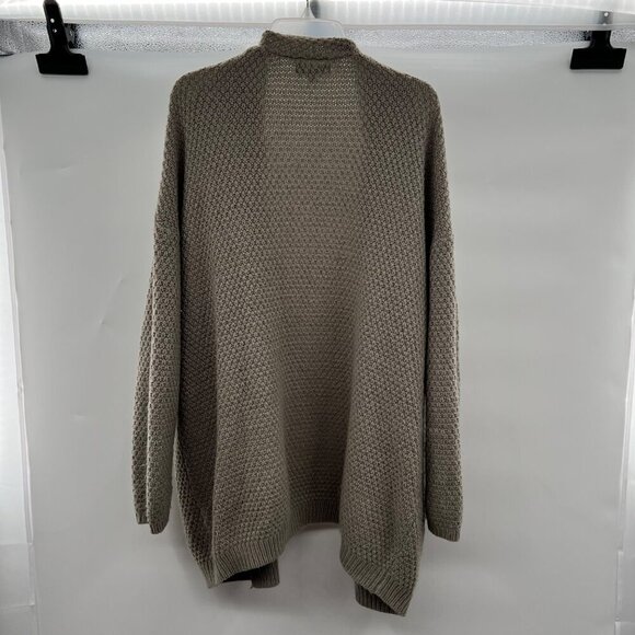 OmicGot Women's Knit Open Front Cardigan Long Sleeve Gray Size Medium - Picture 7 of 9